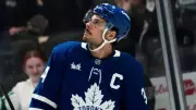Auston Matthews Faces Surgery for MCL Injury After Gudas Hit, Out for Season