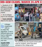 Central Forces Disrupt CU Exams, Kolkata Colleges Shift Centers Amid Security