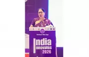 CM Rekha Gupta Inspires Youth at 'India Innovates 2026' Hackathon Event