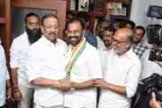 Congress Leaders Unite in Kannur as Mohanan Visits Sudhakaran, Ending Candidature Dispute