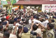 Congress 'Save MGNREGA' Protest in Raipur: Security Foils Assembly Gherao Attempt