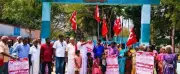 CPM, Locals Protest in Trichy Demanding Road to Crematorium for SC Community