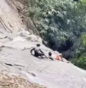 Daring Rescue at Perumbankuthu Waterfall: Tribal Youth Saved from 500-Ft Cliff