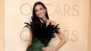 Demi Moore Stuns in Feather Gown at 2026 Oscars, Showcases Timeless Glamour
