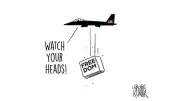 DH Toon Satirizes Political Rhetoric with 'Watch Your Heads' Cartoon