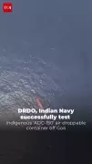 DRDO and Indian Navy Successfully Test Indigenous Air Droppable Container ADC-150