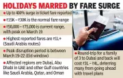 Eid Travel Disrupted for Hyderabadis in Gulf as Airfares Soar 400%