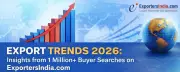 Export Trends 2026: Key Insights from Buyer Searches on ExportersIndia.com