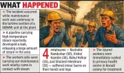 Four Workers Injured in Steam Leak at Maharashtra's Koradi Thermal Power Plant