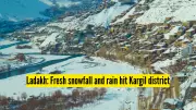 Fresh Snowfall and Rainfall Disrupt Life in Ladakh's Kargil District