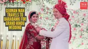German Man Marries Indian Scientist in Traditional Hindu Wedding in Barabanki