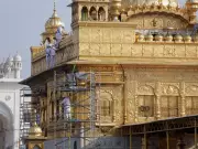Golden Temple's Sanctum Sanctorum Gold Plates Undergo Cleaning Process