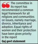 Gujarat UCC Panel Submits Final Report, Bill Likely in Assembly Session