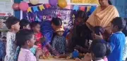 Gumla Administration Launches Birthday Celebrations at Anganwadi Centers for Underprivileged Children