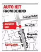 Gurgaon Road Accidents: One Killed in Bus-Auto Collision, Another Dies in Truck Hit
