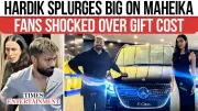 Hardik Pandya Gifts India's First Mercedes V-Class to Mahieka Sharma