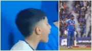 Hardik Pandya's Son Agastya's Angry Reaction to Father's Semifinal Dismissal Goes Viral