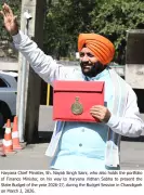 Haryana Budget: SYL Canal Missing from Speech, Government Reaffirms Commitment