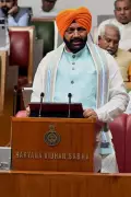 Haryana CM Nayab Singh Saini Presents Rs 2.23-Lakh-Crore Budget for 2026-27