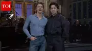 Heated Rivalry Stars Reunite on SNL as Hudson Williams Crashes Connor Storrie's Skit