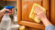 How to Safely Remove Stubborn Grease from Wooden Kitchen Cabinets