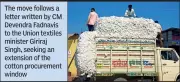 Indian Government Extends Cotton MSP Procurement by 15 Days to Protect Farmers
