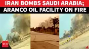 Iran Strikes Saudi Aramco Facility, Halting Oil Supply Amid Escalating Regional War