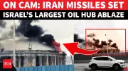 Iranian Missiles Strike Haifa Oil Refinery, Igniting Major Fire in Northern Israel