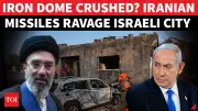 Iran's Missile Barrage Decimates Israeli City of Zarzir, 60 Injured in Overnight Attack