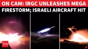 IRGC Launches Major Missile Barrage Against Israeli and U.S. Targets; Israeli Drone Wreckage Displayed
