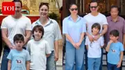 Kareena Kapoor Khan and Saif Ali Khan Visit Historic Bandra Church with Sons