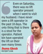 Kolkata Hospital Lift Tragedy Sparks Fear, Patients Shun Elevators After Fatal Malfunction