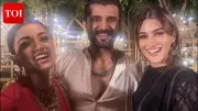 Kriti Sanon Joins Vijay Deverakonda & Rashmika Mandanna's Grand Wedding Reception
