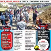LPG Booking System Glitch Sparks Panic in Bhopal's Jehangirabad Area