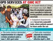 Madhya Pradesh Healthcare Crippled as 8,000 Junior Doctors Strike Over Stipend Delays