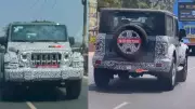 Mahindra Thar 3-Door Facelift Spotted Testing with Thar Roxx Design Cues