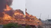Major Fire Erupts at Laxmi Narayan Mahayajna in Ayodhya, Causing Widespread Panic