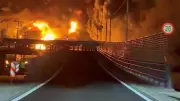Massive Blaze at Iranian Fuel Depots Following US-Israeli Military Strikes