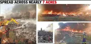Massive Fire at Illegal Gurgaon Scrap Yard Sparks Pollution Board Action