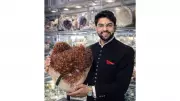 Millionaire Astrologer Astro Parduman Unveils Rare 12,324 Gram Heart-Shaped Citrine Crystal