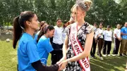 Miss England 2026 Inspires Young Girls at Jalandhar Football Club