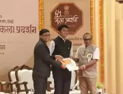 Nagpur Artist Yogesh Adkine Wins State Art Award for 'Untold Story 11' Painting