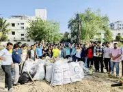 Nagpur Corporator Leads Massive Cleanup Drive, Removes 768kg of Waste from Pratap Nagar Plot