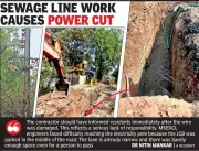 Nagpur Residents Allege Contractor Negligence After Sewage Work Cuts Power