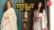 Navratri Day 1 Fashion: How to Style White Outfits for a Stunning Look
