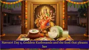 Navratri Day 4: Worship Goddess Kushmanda with Curd, Halwa, and Ash Gourd