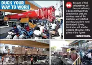 NHAI Contractor Endangers Nagpur Citizens During Crane Dismantling Near Railway Crossing