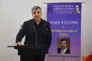 Nobel Laureate Konstantin Novoselov Inspires BBAU Students on Science & Curiosity