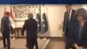 Pakistan's FM Dar Stumbles at Diplomatic Welcome for Egypt's FM Ahead of Middle East Talks