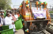 Patna-Thawe Passenger Train Flagged Off by Ravi Shankar Prasad and Shyam Rajak